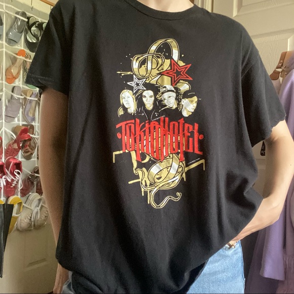 ✨SOLD✨ tokio hotel black shirt - Picture 2 of 8